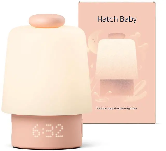 Main image of Sound Machine, Night Light | Sleep Support | Registry Essential, Routine Builder, Time-to-Rise Alarm Clock, White Noise, Nursery Stories, Toddler Kids (Wi-Fi) (Peach)