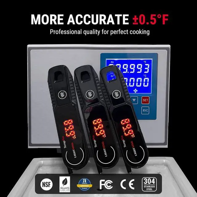 Alt view image 2 of 7 - 1 Sec Instant Read Meat Thermometer Digital