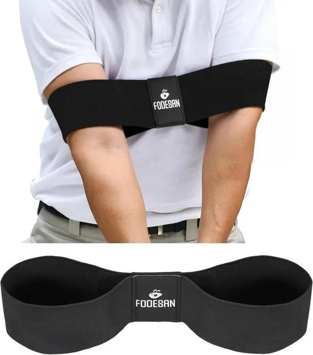 Main image of Golf Arm Band Training Aid for Swing Connection, Arm Connection Golf Trainer for Better Tempo, Ball Striking & Consistency, Easy Golf Swing Training Aid for Indoor Practice, Golf Gift for Golfers