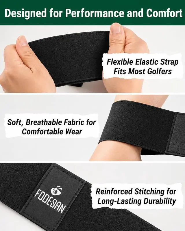 Alt view image 5 of 6 - Golf Arm Band Training Aid for Swing Connection, Arm Connection Golf Trainer for Better Tempo, Ball Striking & Consistency, Easy Golf Swing Training Aid for Indoor Practice, Golf Gift for Golfers