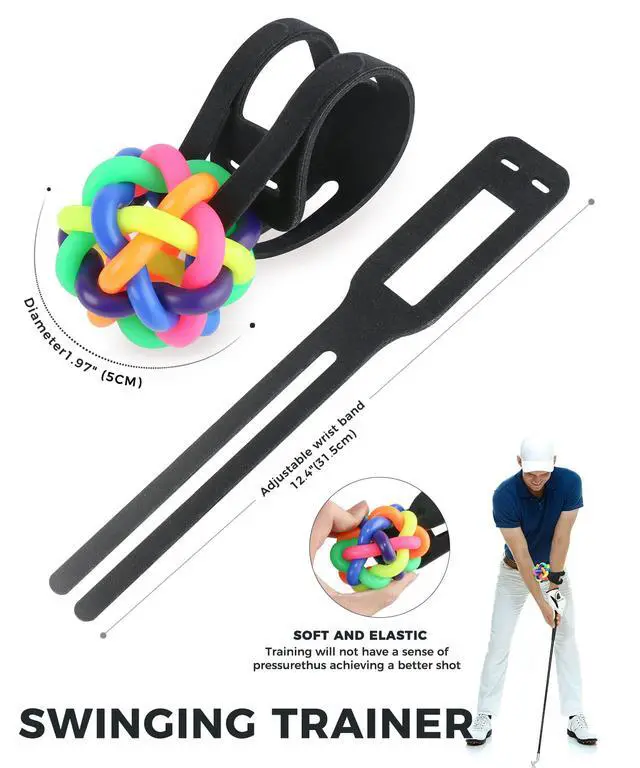Alt view image 2 of 5 - Golf Trainer Ball, Golf Swing Trainer Ball, Golf Wrist Trainer, Golf Swing Posture Corrector, Golf Swing Trainer for Wrist, Smart Ball Golf Training Aid for Golfer Beginner Practice