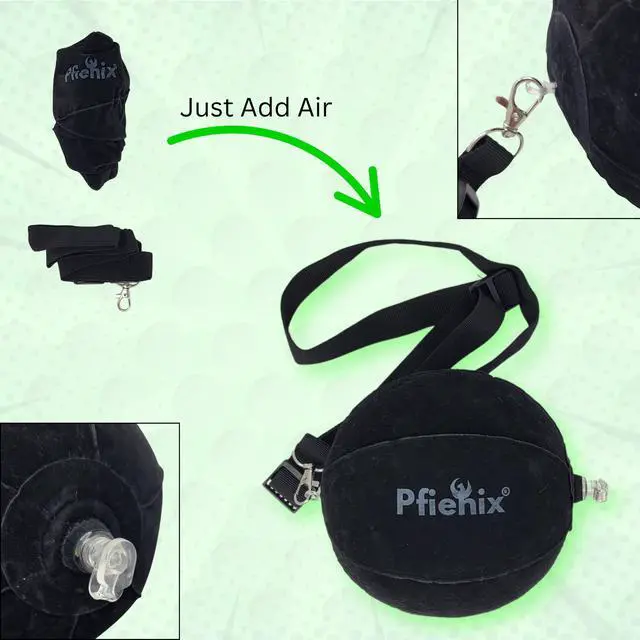 Alt view image 7 of 7 - Golf Swing Inflatable Ball Trainer Inflatable Swing Training Aid for Arm Connection & Posture Correction Perfect for Full Swing, Chipping & Putting