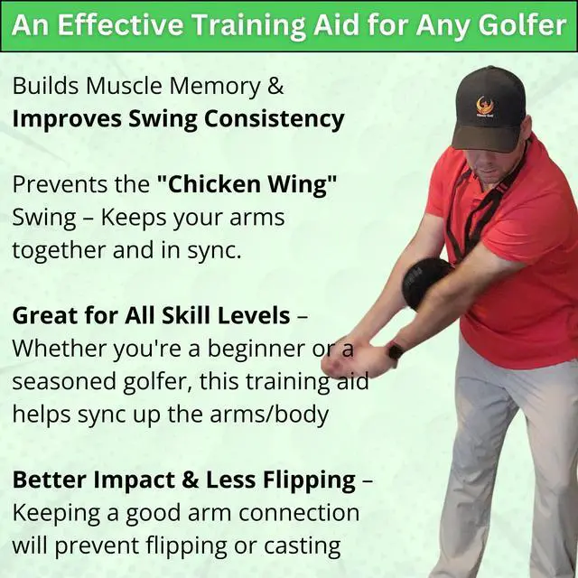 Alt view image 6 of 7 - Golf Swing Inflatable Ball Trainer Inflatable Swing Training Aid for Arm Connection & Posture Correction Perfect for Full Swing, Chipping & Putting
