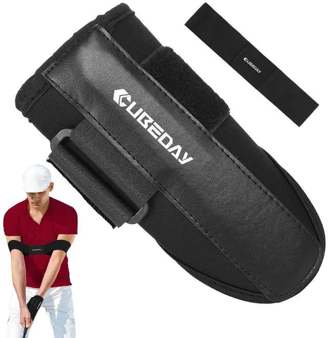 Main image of Golf Wrist Brace & Arm Band Training Aid Kit - Pro Golf Swing Trainer for Impact Control & Muscle Memory - Adjustable Golf Wrist Training Aid to Fix Slices, Hooks & Chicken Wing - Men & Women