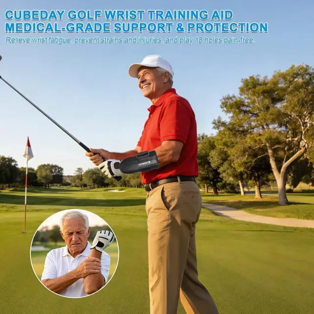 Alt view image 5 of 7 - Golf Wrist Brace & Arm Band Training Aid Kit - Pro Golf Swing Trainer for Impact Control & Muscle Memory - Adjustable Golf Wrist Training Aid to Fix Slices, Hooks & Chicken Wing - Men & Women