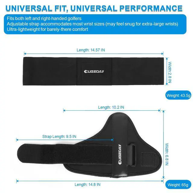 Alt view image 7 of 7 - Golf Wrist Brace & Arm Band Training Aid Kit - Pro Golf Swing Trainer for Impact Control & Muscle Memory - Adjustable Golf Wrist Training Aid to Fix Slices, Hooks & Chicken Wing - Men & Women