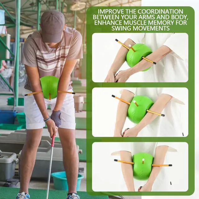Alt view image 4 of 6 - Golf Training Aid, Golf Swing Trainer for Posture Correction & Arm Structure, Improve Swing Mechanics & Hand Positioning, Practice Tool for Beginners to Pros Golfers