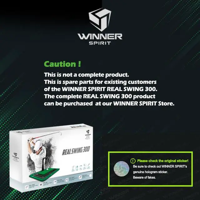 Alt view image 2 of 6 - Real Swing 300 Golf Swing & Hitting Trainer (Spare Practice Ball Link Set)