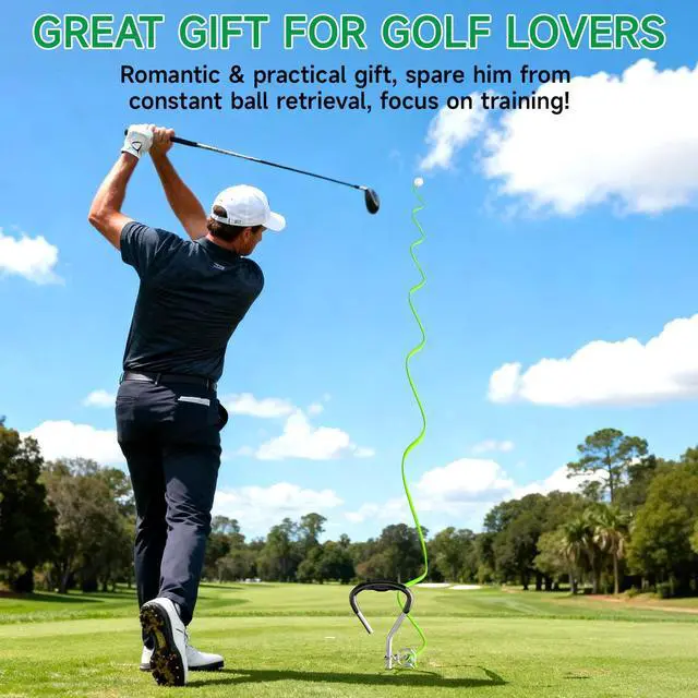 Alt view image 6 of 7 - Golf Swing Trainer for Backyard, Analyze 50' Golf Training Balls Flight