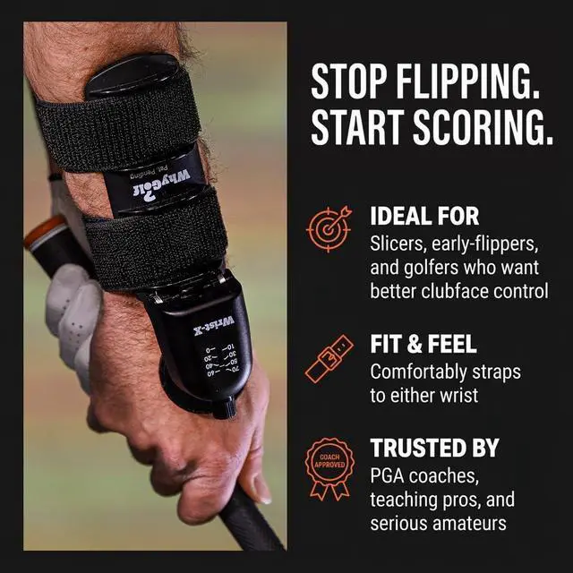 Alt view image 5 of 7 - Wrist-X Golf Swing Training Aid Adjustable Golf Wrist Trainer with Audible Click Feedback (070°) Develop Correct Wrist Hinge Posture & Muscle Memory Works with Both Right & Left Hand