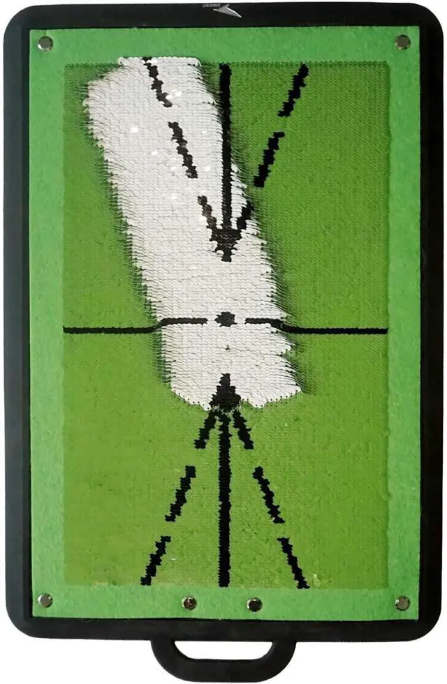 Main image of Golf: Mat Pro - Swing Training Aid, Sequin Tech Surface, Analyze Swing Path & Ball Impact, Portable in- Outdoor, 19.25" Sports Accessory