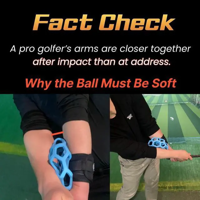 Alt view image 4 of 7 - ElbowFix Golf Swing Trainer Fix Chicken Wing & Flying Elbow | Improve Arm Rotation & Follow-Through | Wrist & Arm Connection Golf Training Aid