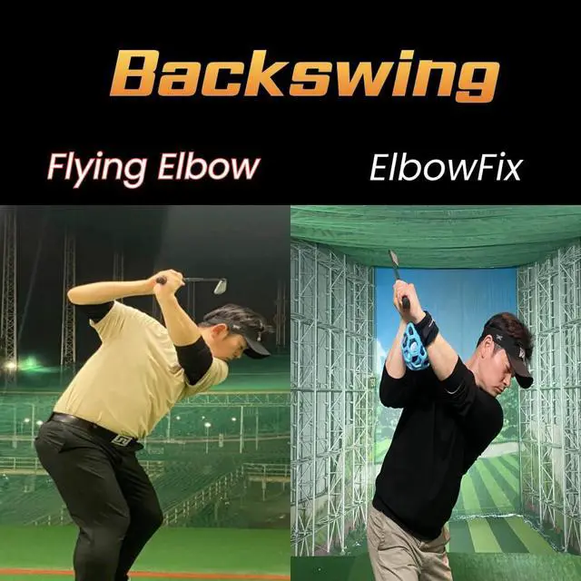 Alt view image 6 of 7 - ElbowFix Golf Swing Trainer Fix Chicken Wing & Flying Elbow | Improve Arm Rotation & Follow-Through | Wrist & Arm Connection Golf Training Aid