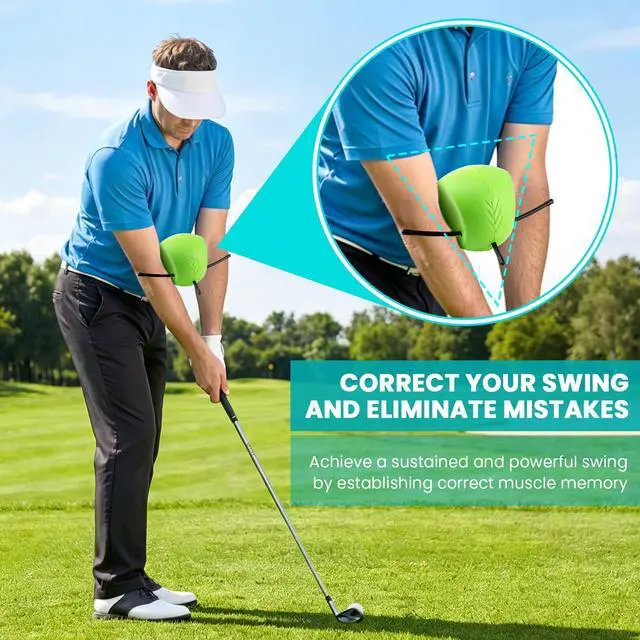 Alt view image 4 of 7 - Golf Training Aid,Golf Swing Trainer for Posture Correction Practice,GolfSwing Training Aid Gift Suitable for Golfers at Every Stage,Help Train Proper Swing-Technique,Arm Structure