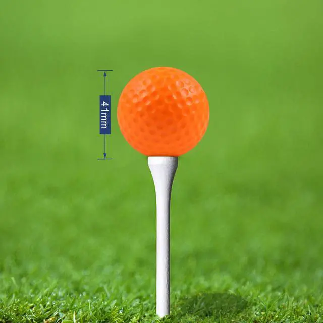 Alt view image 2 of 7 - 20 Pack Foam Golf Balls, 41mm Practice Golf Balls, Realistic Feel and Long Lasting Limited Fligh Practice Golf Balls for Backyard, Soft Golf Balls for Indoor or Outdoor