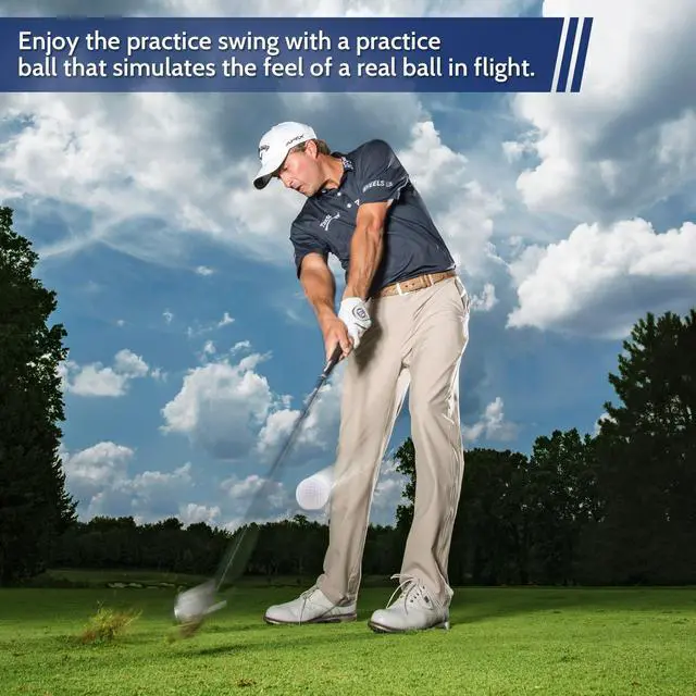 Alt view image 6 of 7 - 20 Pack Foam Golf Balls, 41mm Practice Golf Balls, Realistic Feel and Long Lasting Limited Fligh Practice Golf Balls for Backyard, Soft Golf Balls for Indoor or Outdoor
