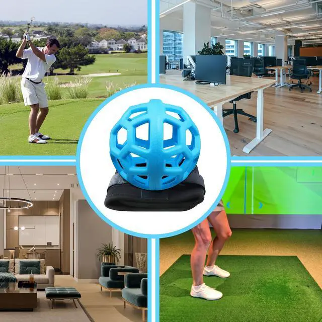 Alt view image 6 of 6 - Smart Ball Golf Training Aid Golf Swing Trainer Ball, Practical Training Aid for Golf, Intelligent Ball for Beginner Posture Training, Golf Wrist Strap Training Ball