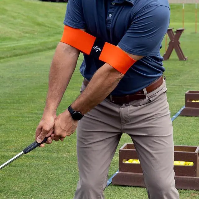Alt view image 3 of 4 - Swing-Easy Golf Swing Trainer Aid, Orange