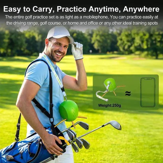 Alt view image 6 of 6 - Golf Training Ball, The Connector Golf Training Aids with Lanyard