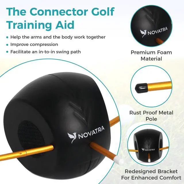 Alt view image 3 of 7 - Golf Trainer Ball with Anti-Slip Strap Swing Sync Training Aid for Better Connection, Pure Strikes & Swing Consistency Golf Smart Ball for Practice and Skill Development