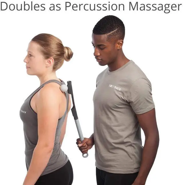 Alt view image 5 of 7 - AccuMassage FSA Eligible - Dual Pressure Point Massage Tool & Massage Hammer - 2 in 1 Design - Shiatsu Neck Massager Tool, Golf Ball Percussion Massager for Deep Tissue Pain Relief