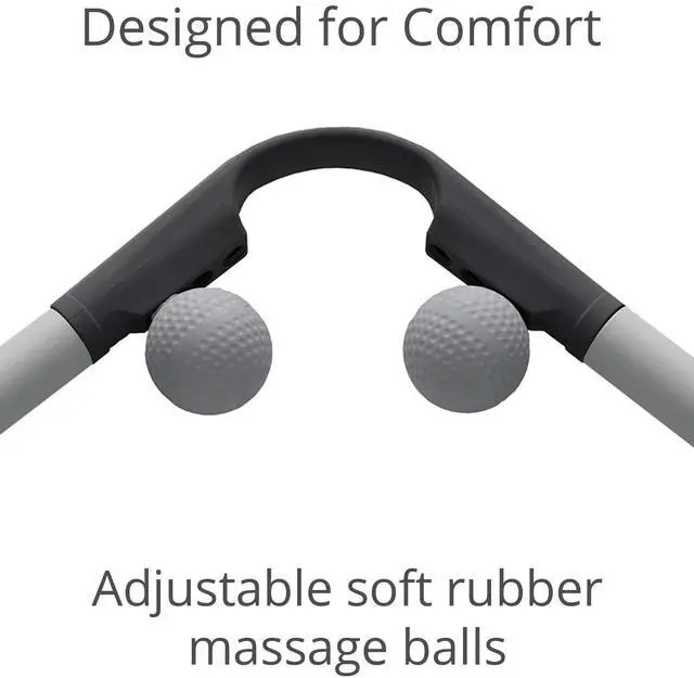 Alt view image 6 of 7 - AccuMassage FSA Eligible - Dual Pressure Point Massage Tool & Massage Hammer - 2 in 1 Design - Shiatsu Neck Massager Tool, Golf Ball Percussion Massager for Deep Tissue Pain Relief