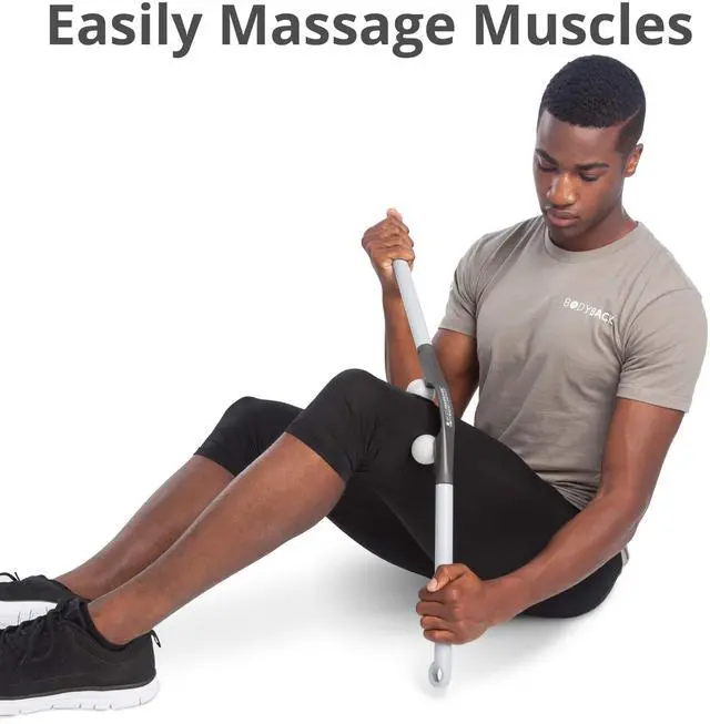Alt view image 7 of 7 - AccuMassage FSA Eligible - Dual Pressure Point Massage Tool & Massage Hammer - 2 in 1 Design - Shiatsu Neck Massager Tool, Golf Ball Percussion Massager for Deep Tissue Pain Relief