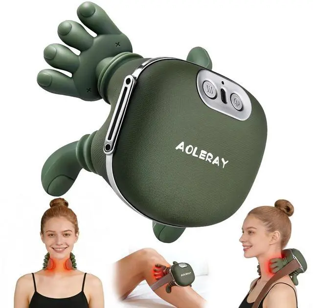 Main image of Neck and Shoulder Massager, Wireless 4D Shiatsu Heated Neck Massager