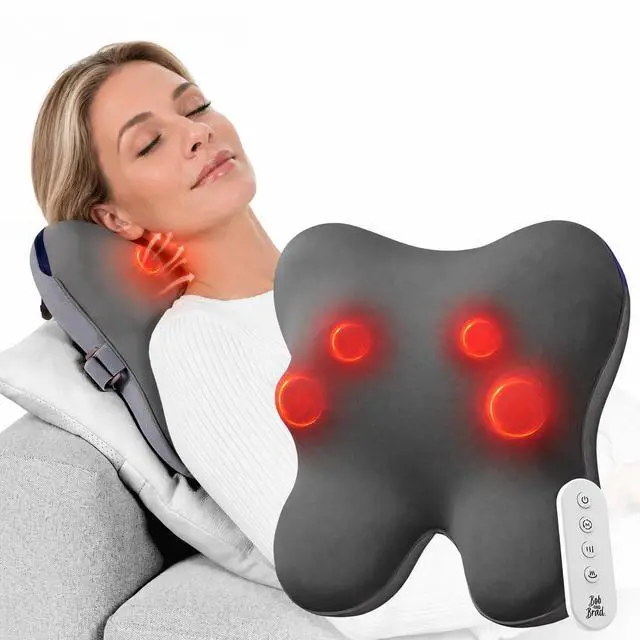 Main image of Cordless Back Massager with Heat FSA Eligible HSA, Shiatsu Back Massager for Pain Relief Deep Tissue, 3D Kneading Massage Pillow for Pain Relief, Soothing Full-Body Relief for Family