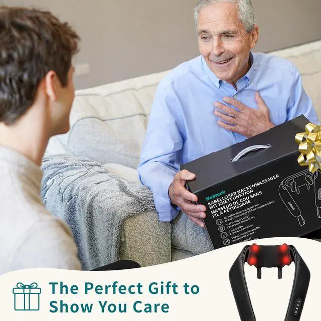 Alt view image 7 of 7 - 6D Neck Massager with Heat, Shiatsu Neck Massager for Pain Relief
