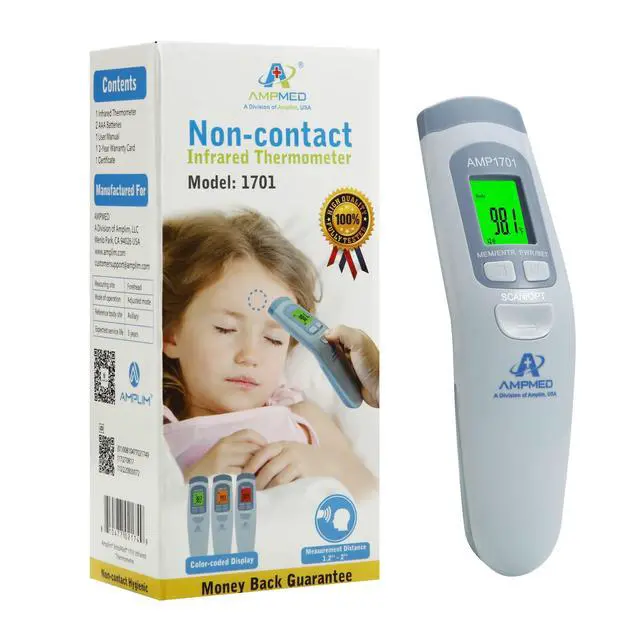 Alt view image 7 of 7 - Medical Grade Forehead Thermometer