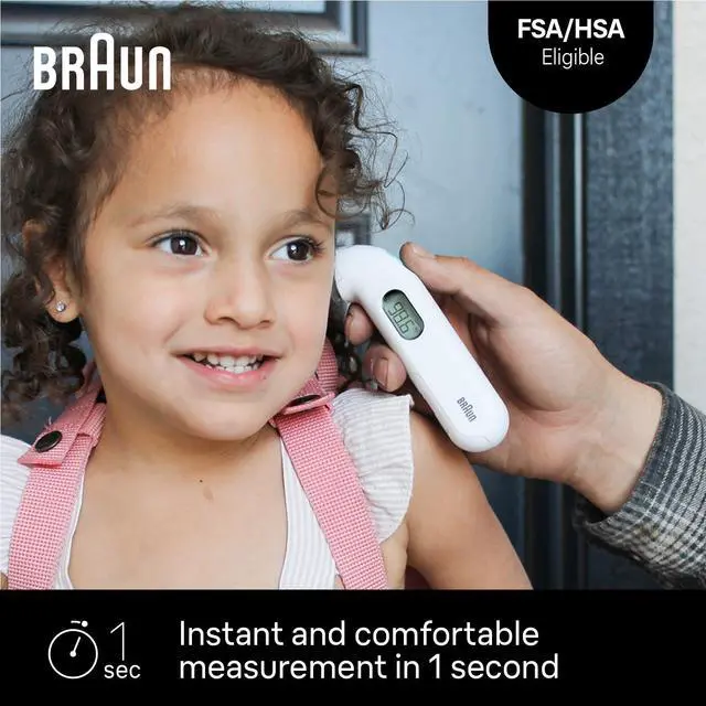 Alt view image 2 of 7 - ThermoScan 3 Ear Thermometer, Fast 1 Second Measurement, Audio Fever Indicator, Digital Display, Baby and Infant Friendly, No. 1 Brand Recommended by Pediatricians