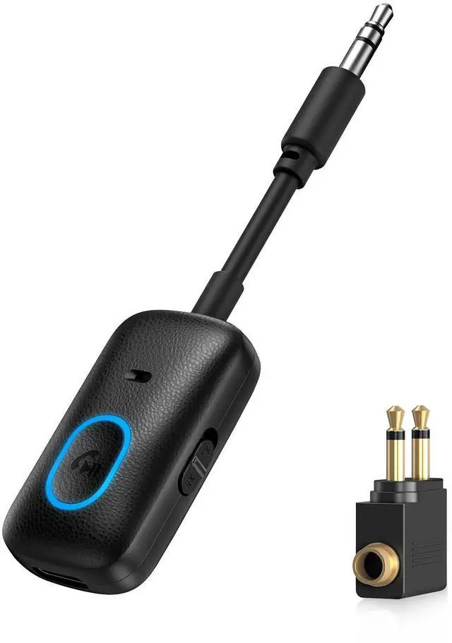 Main image of Bluetooth 5.4 Car AUX Adapter, 2-in-1 Transmitter Receiver