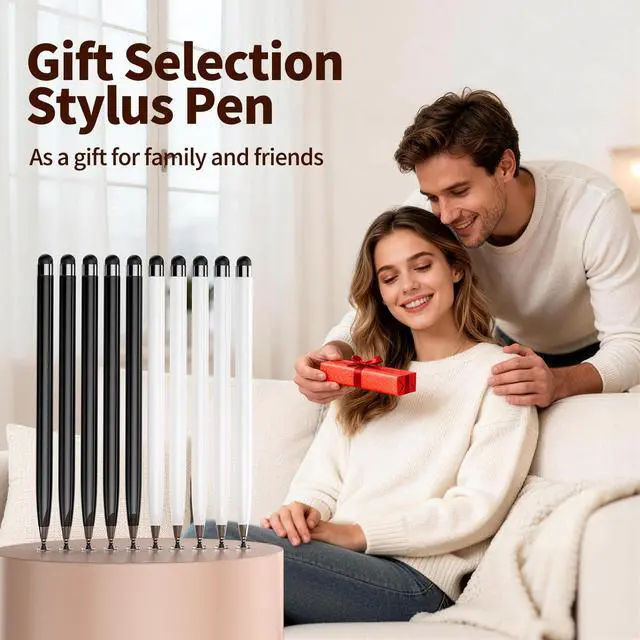 Alt view image 7 of 7 - 10PCS Stylus Pen for Touchscreen,Lightweight 2 in 1 Design