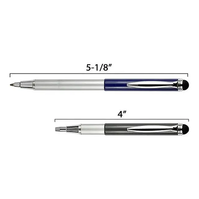 Alt view image 2 of 5 - Expandable StylusPen Ballpoint Pen, Black Ink, 1.0mm, 2-Pack