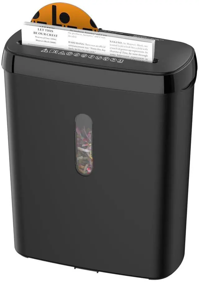 Main image of Paper Shredder for Home10-Sheet Strip Cut,12 L Basket,P-2 Security Level,Shred CD & Credit Card Shredders for Home Use