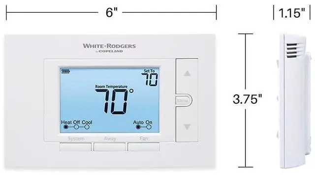 Alt view image 2 of 5 - 80 Series, Programmable, Multi-Stage Thermostat, 1F85U-22PR