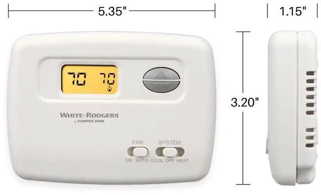 Alt view image 2 of 5 - 70 Series Classic, Non-Programmable Thermostat, 1F78-144