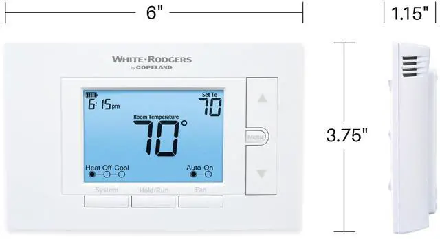 Alt view image 2 of 5 - Emerson 1F85U-42PR Programmable Thermostat
