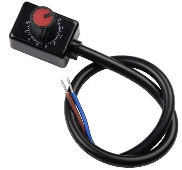 Alt view image 3 of 6 - 2Pack DC0/1-10V Knob LED Dimmer Mini Controller Rotary Switch Low Voltage Passive PWM Dimming Off for 0-10V / 1-10V Dimmable LED Drivers Electronic Ballasts Controling Interior Light Grow Lamp