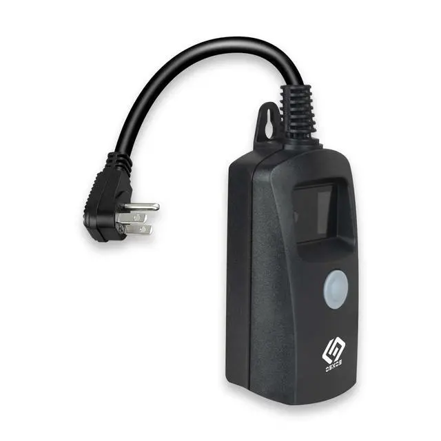 Alt view image 2 of 5 - 24-Hour Outdoor Light Timer, Water Resistant, Photocell Dusk to Dawn Light Sensor Countdown Timer, 18AWG Cord, Grounded Outlet for Home, Christmas Lights, Garden.10A, UL Listed
