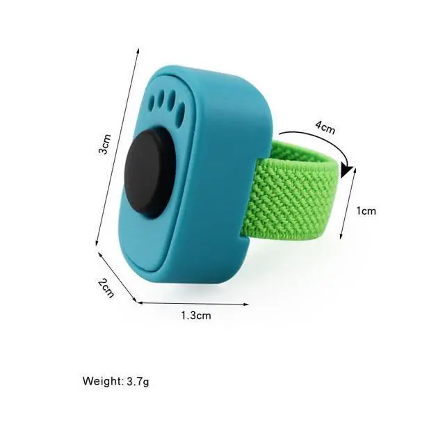 Alt view image 6 of 7 - Pet Clicker for Dogs/Cats/Horses/Birds or Other Animals - Mini Finger Clickers for Training (Finger clickers Black+Blue)