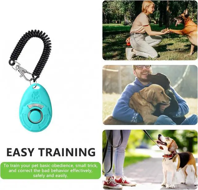 Alt view image 4 of 7 - Dog Training Treat Pouch with Training Clicker, Black
