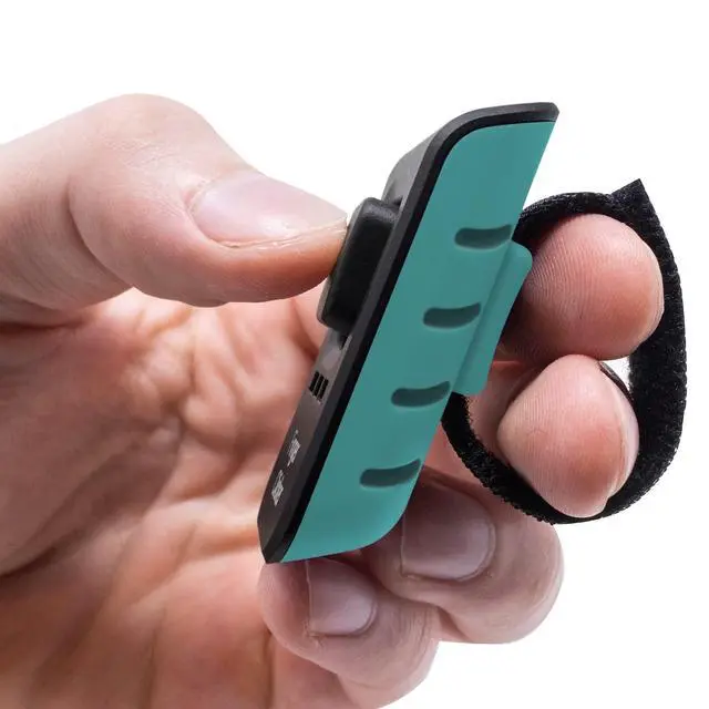 Alt view image 2 of 4 - Dog Training Finger Clicker with Audible Sound for Positive Reinforcement, Behavior and Obedience Pet Trainer, Teal