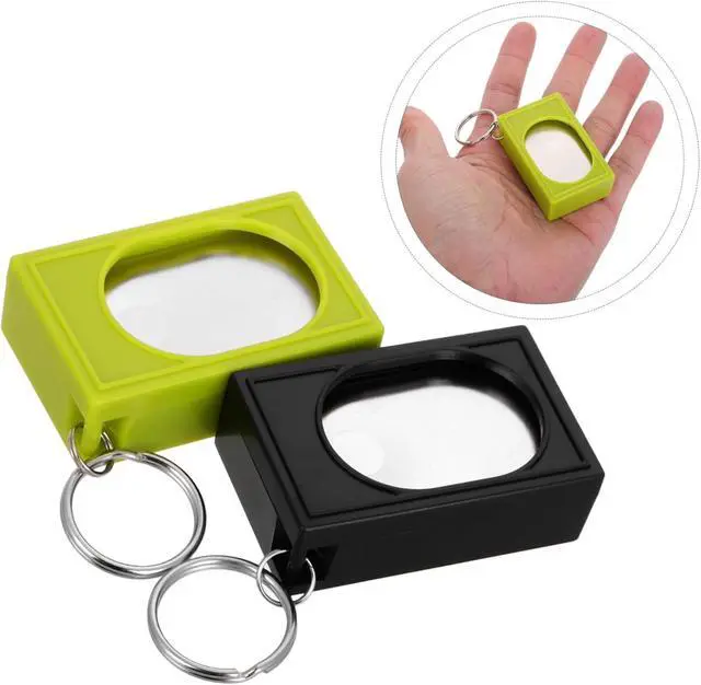 Alt view image 3 of 7 - 2pcs Portable Square Box Training Clicker Puppy Clicker Trainer for Dogs Cats Birds Lizards Fish Aid for Indoor Use (Black+Green)