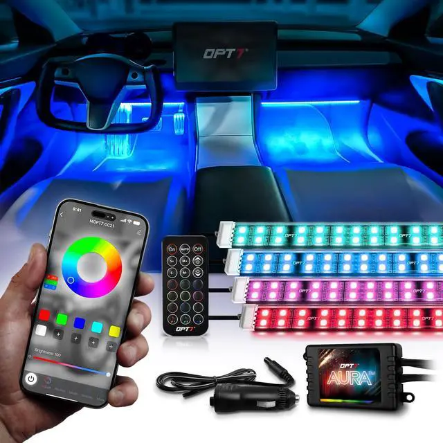 Main image of Aura Pro Double Glow Interior Sports Car Lights with App & Remote