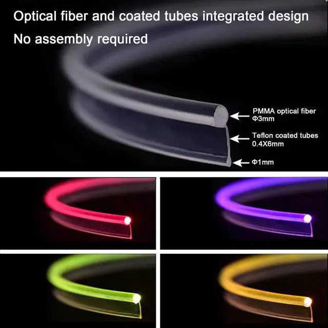 Alt view image 2 of 6 - Car LED Lights Interior Light, 10 in 1 Car Ambient Lighting Kits with 315in Fiber Optic, APP Control, Car Accessories Multicolor RGB Neon Car LED Strip Lights with Music Sync Mode and DIY Mode