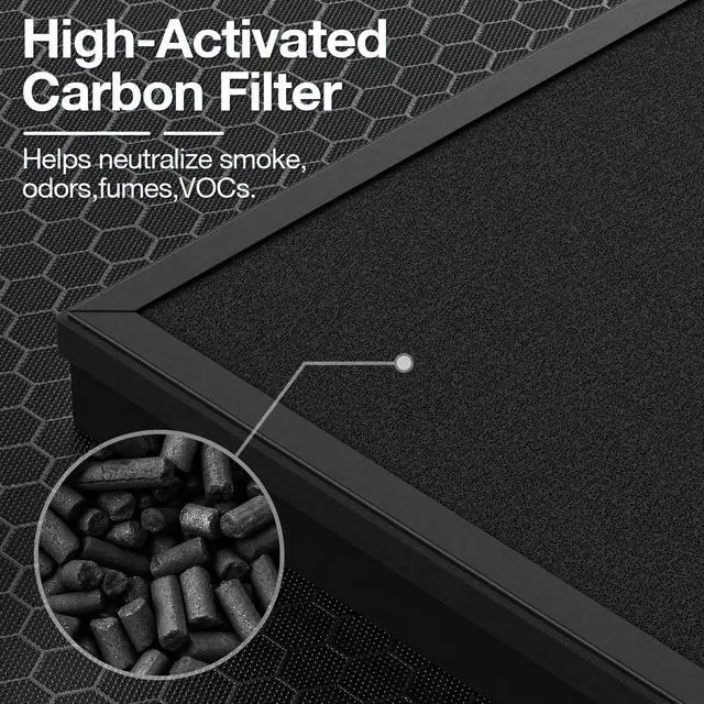 Alt view image 7 of 7 - 2 Pack HAP603 Replacement Filter for ECOSELF HAP603 / HAP603WF Air Purifier