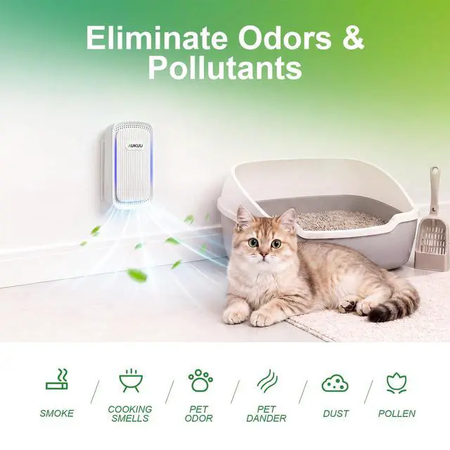 Alt view image 3 of 7 - Air Ionizers 4 Pack - Plug In Mini Air Purifiers for Home, Bedroom, Office