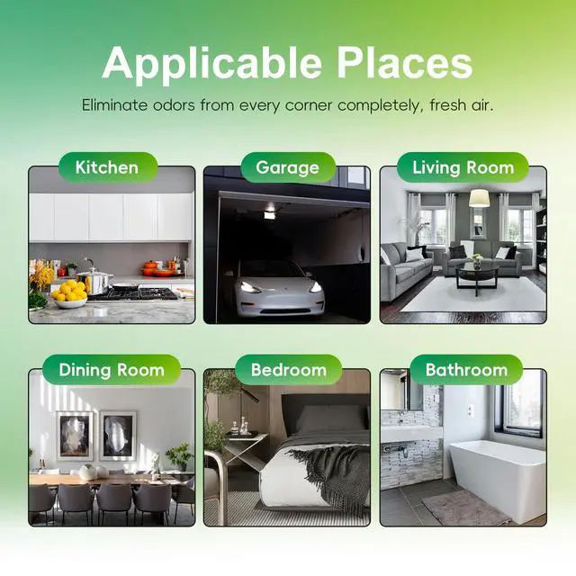 Alt view image 7 of 7 - Air Ionizers 4 Pack - Plug In Mini Air Purifiers for Home, Bedroom, Office
